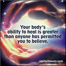 The body heals itself